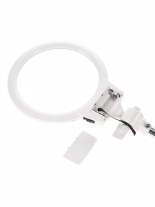 Лупа настольная с подсветкой на гибкой ноге Орбита INL53